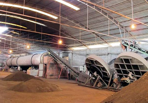 河南鶴壁牛糞有機(jī)肥生產(chǎn)線設(shè)備