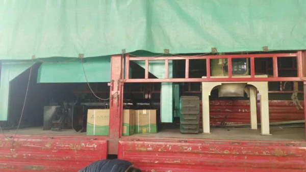 湖南發(fā)貨現(xiàn)場(chǎng)_有機(jī)肥成套設(shè)備運(yùn)輸前準(zhǔn)備圖2